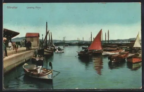 AK Gibraltar, Landing Place