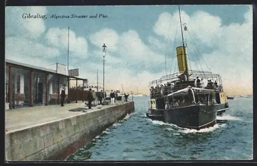 AK Gibraltar, Algeciras Steamer and Pier
