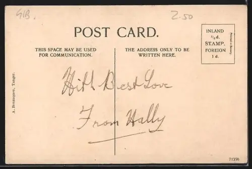 AK Gibraltar, Harbour with British, American and Russian Fleets, 1909