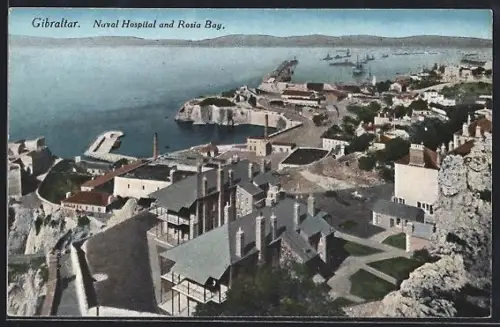 AK Gibraltar, Naval Hospital and Rosia Bay