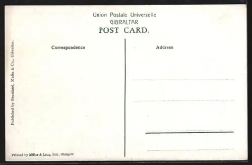 AK Gibraltar, Naval Hospital and Rosia Bay