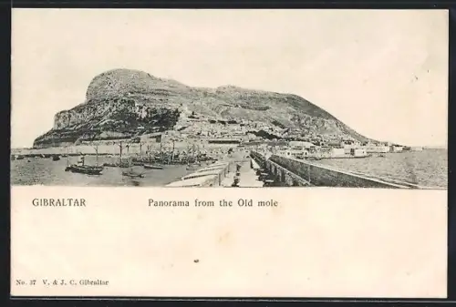 AK Gibraltar, Panorama from the Old Mole