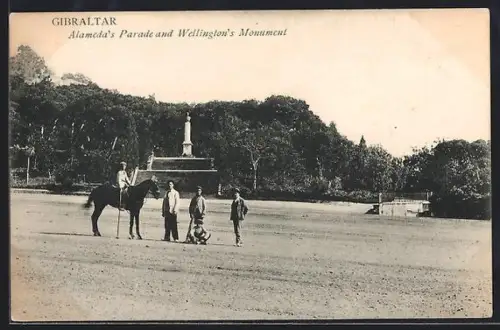 AK Gibraltar, Alameda`s Parade and Wellington`s Monument