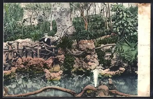 AK Gibraltar, Alameda Gardens with Visitors