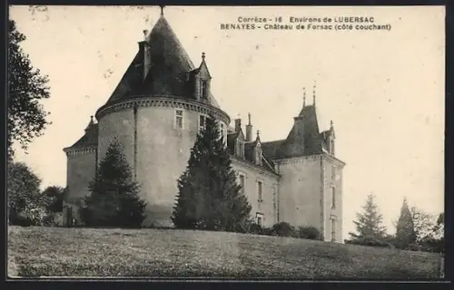 AK Benayes, Château de Forsac, côté couchant