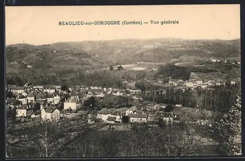AK Beaulieu-sur-Dordogne /Corrèze, Vue générale