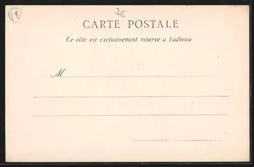 AK Aubazine, Le Couvent avec des vaches au premier plan