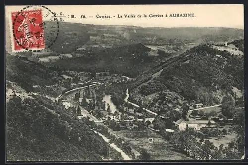 AK Aubazine, La Vallée de la Corrèze à Aubazine