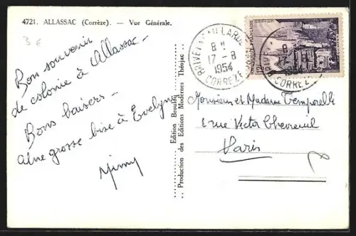 AK Allassac /Corrèze, Vue Générale