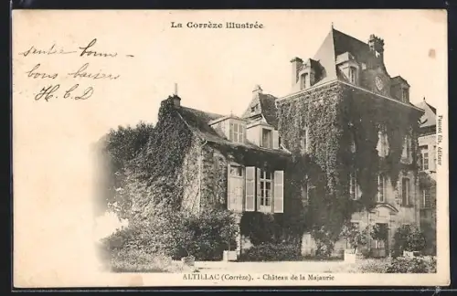 AK Altillac /Corrèze, Château de la Majourie