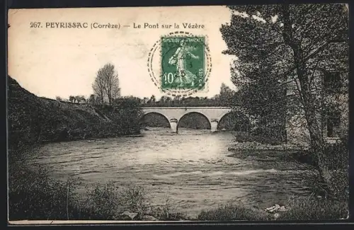 AK Peyrissac /Corrèze, Le Pont sur la Vézère