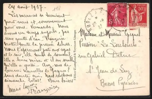 AK Uzerche /Corrèze, Le Moulin et les vieux Châteaux