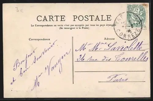 AK Treignac, Pont Finot sur la Vézère