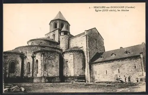 AK Beaulieu-sur-Dordogne /Corrèze, Église, XIIIe siècle, les Absidies