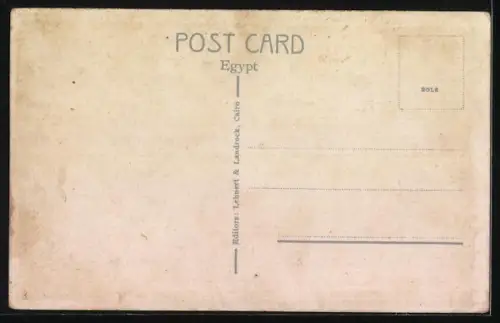 AK Cairo, Sphinx, pyramids and camel