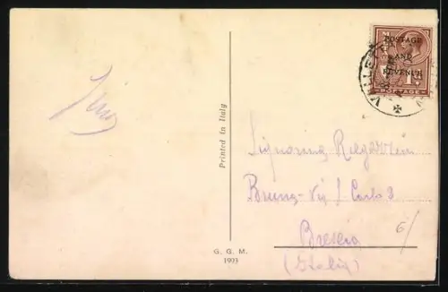 AK Malta, View of Grand Harbour with a group of Passenger Boats