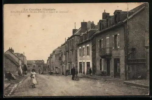 AK Eygurande-Merlines, Gare et Avenue
