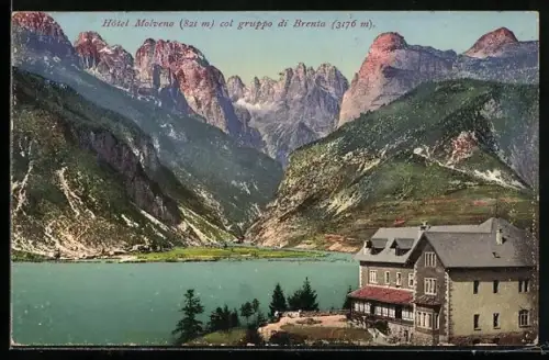 AK Molveno, Hotel Molveno, col gruppo di Brenta