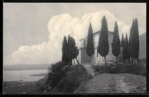 AK Toscolano Maderno /Lago di Garda, La chiesa di Gaino