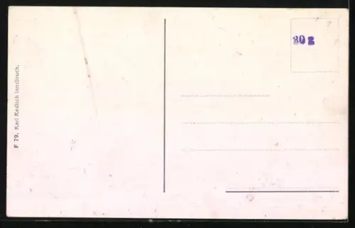 AK Innsbruck, Maria Theresienstrasse, Strassenbahn