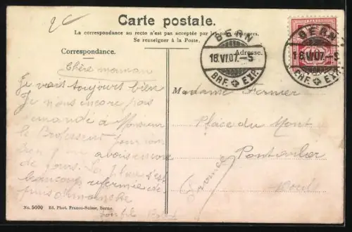 AK Bern, Kornhausbrücke und Universität