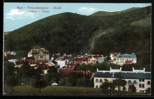 AK Trencsenteplicz, Totale des Ortes