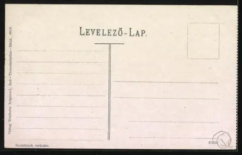 AK Trencsenteplicz, Totale des Ortes