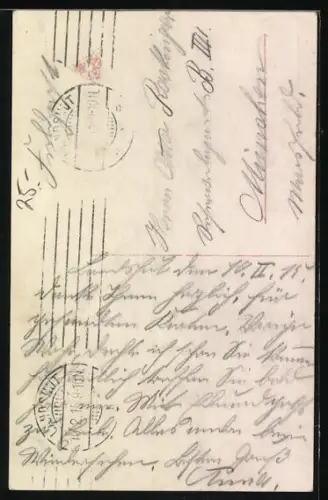 AK Kinder in Schlafgewändern mit ihren Teddy für den Krieg betend