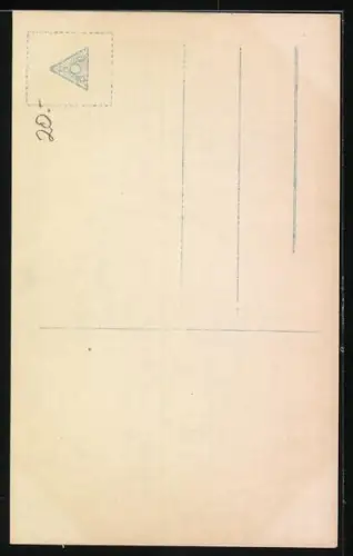 AK Prinz Alexander Ferdinand mit Stock und Stofftierhund an der Leine, Sohn d.Prinzen August Wilhelm von Preussen