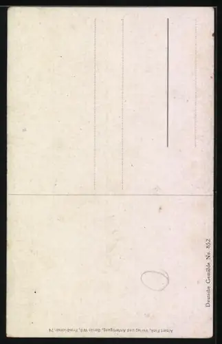 Künstler-AK Kaiser Wilhelm II. vor einem Soldatengrab, Auf dem Felde der Ehre