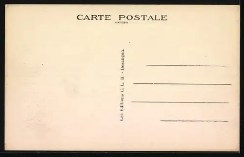 AK Champagney /Haute-Saône, Vue générale