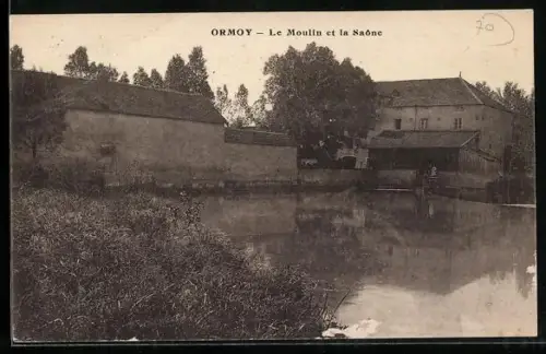 AK Ormoy, Le Moulin et la Saône