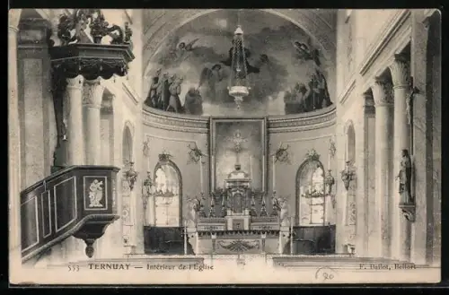 AK Ternuay, Intérieur de l`Église