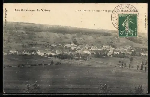 AK Betoncourt /Vallée de la Mance, Vue générale du village