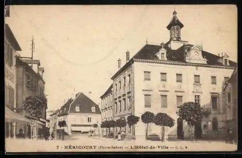 AK Héricourt /Haute-Saône, L`Hôtel-de-Ville