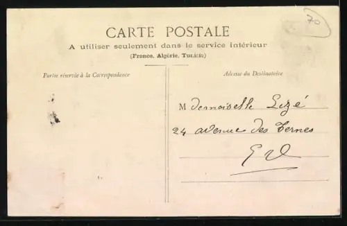 AK Autet, Château d`Autet avec jardin à l`avant