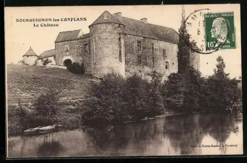 AK Bourguignon-lès-Conflans, Le Château et la rivière adjacente