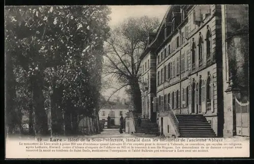 AK Lure, Hôtel de la Sous-Préfecture dans l`ancienne Abbaye