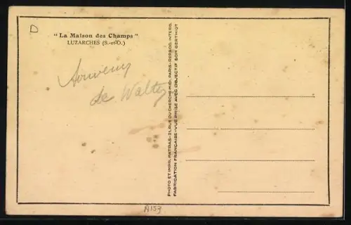 AK Luzarches /S.-et-O., La Maison des Champs dans un cadre verdoyant