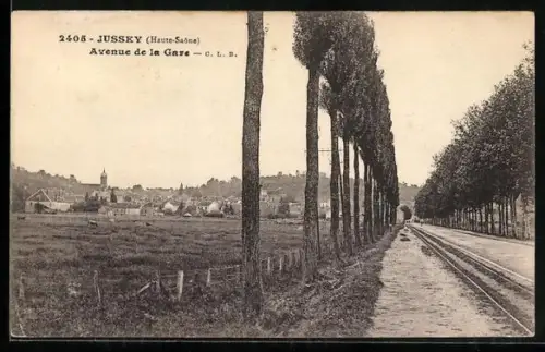 AK Jussey /Haute-Saône, Avenue de la Gare