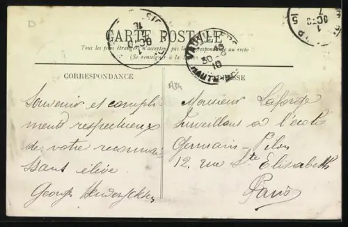 AK Alaincourt près Vauvillers, Vue générale