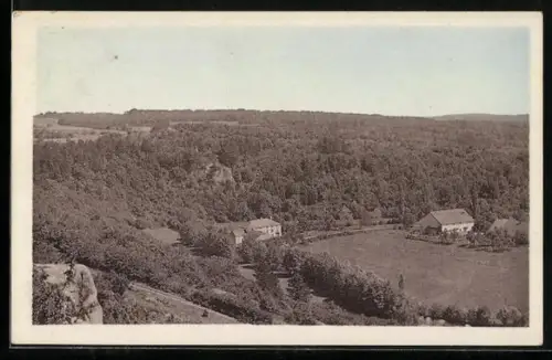 AK Fouvent-le-Bas /Hte-Saône, Revers de Champo et les grottes de Ste-Agathe