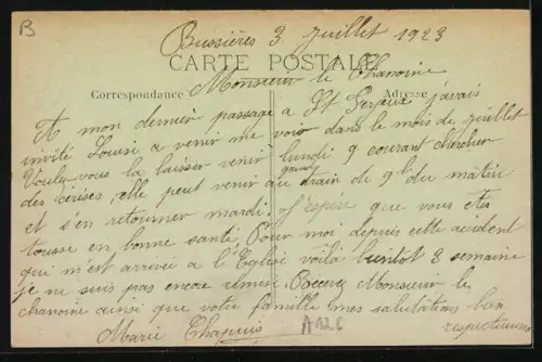 AK Bussières /Haute-Saône, Parc du Château