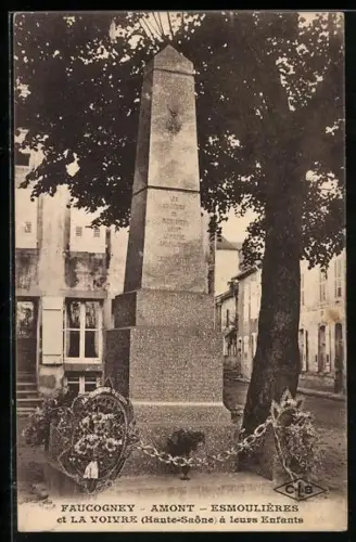 AK Faucogney-et-la-Mer, Monument aux morts honorant les enfants de la région