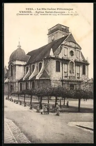 AK Vesoul, Église Saint-Georges, terminée en 1745 et consacrée en 1756