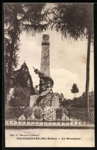 AK Fougerolles /Hte-Saône, Le Monument