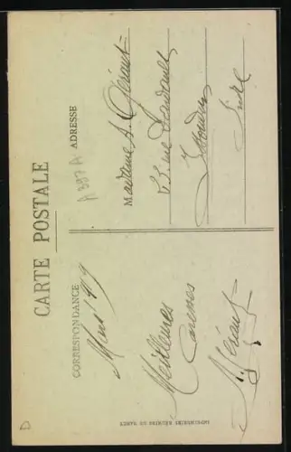 AK Champagney, L`Église vue de face avec une calèche passant devant