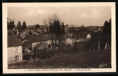 AK Loulans-les-Forges /Hte-Saône, Vue générale