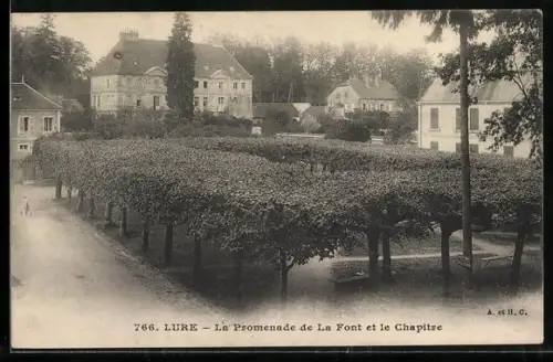 AK Lure, La Promenade de La Font et le Chapitre