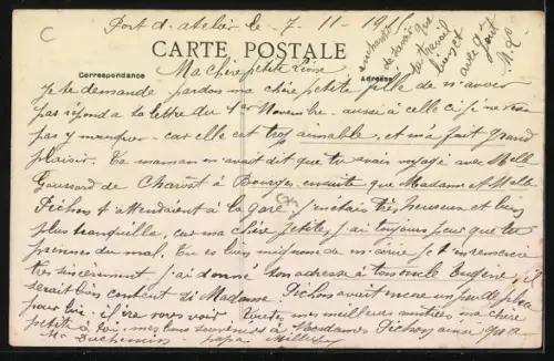 AK Lure, Entrée de la Ville côté de Luxeuil, Ancien Pensionnat